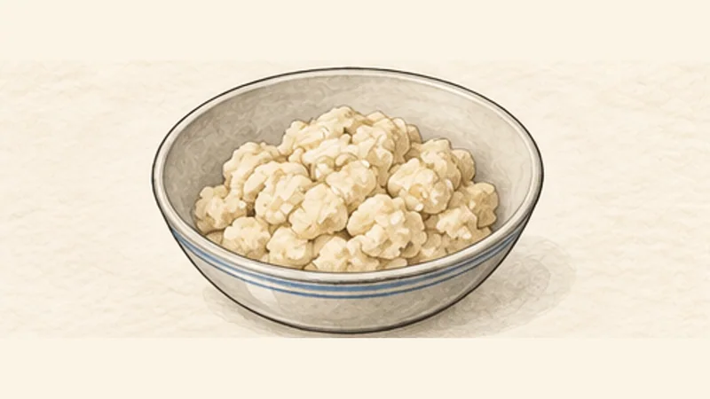 Apple Pie, step 3: Hydrate the dough.