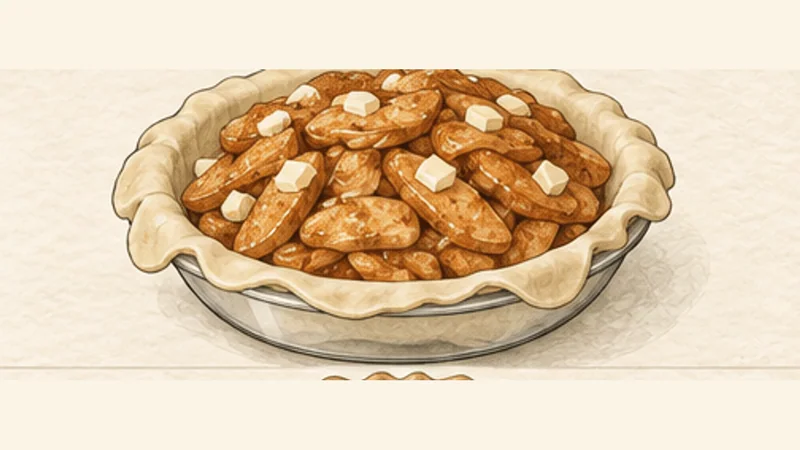 Apple Pie, step 8: Fill the pie.