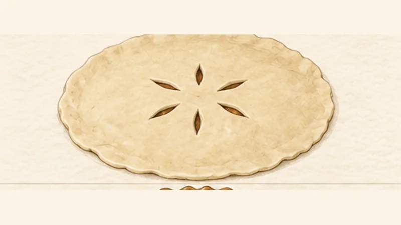 Apple Pie, step 9: Roll the top crust.