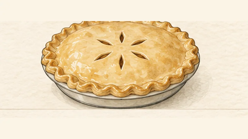 Apple Pie, step 12: Egg-wash the crust.