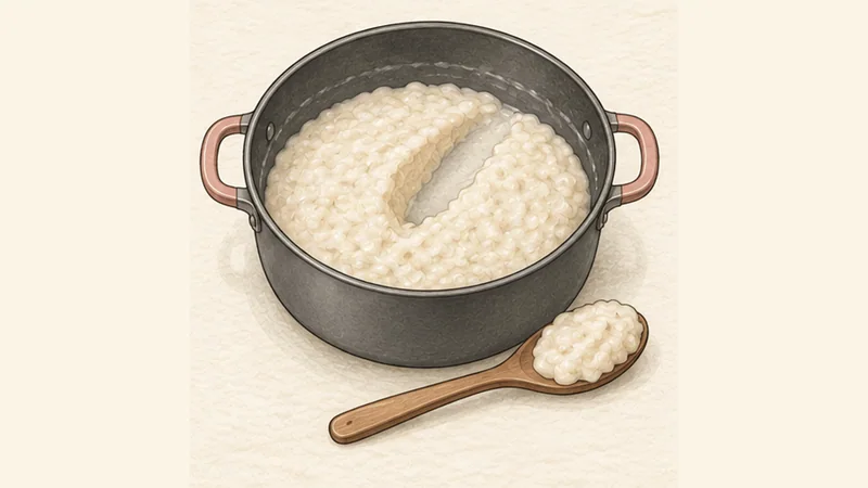 Arroz con Leche, step 4: Add the butter and finish thickening.