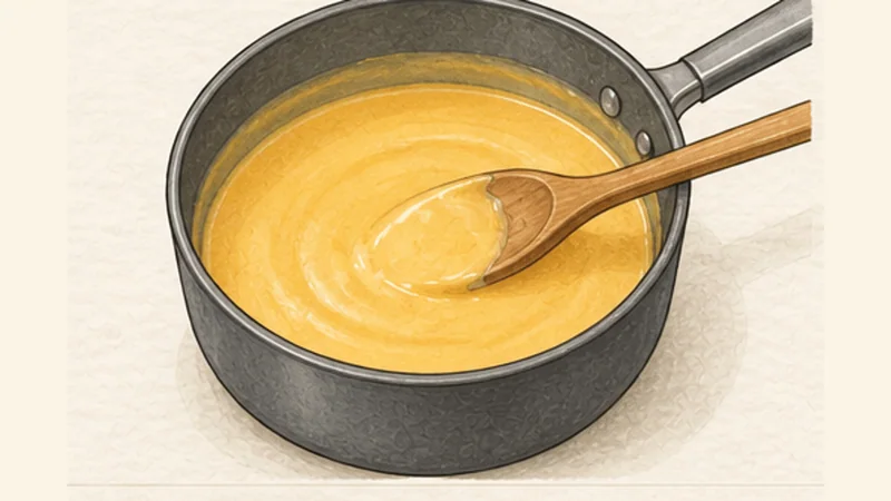 Baked Mac and Cheese, step 5: Melt in the cheese.