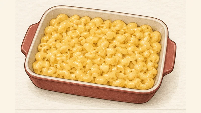 Baked Mac and Cheese, step 6: Combine pasta and sauce.