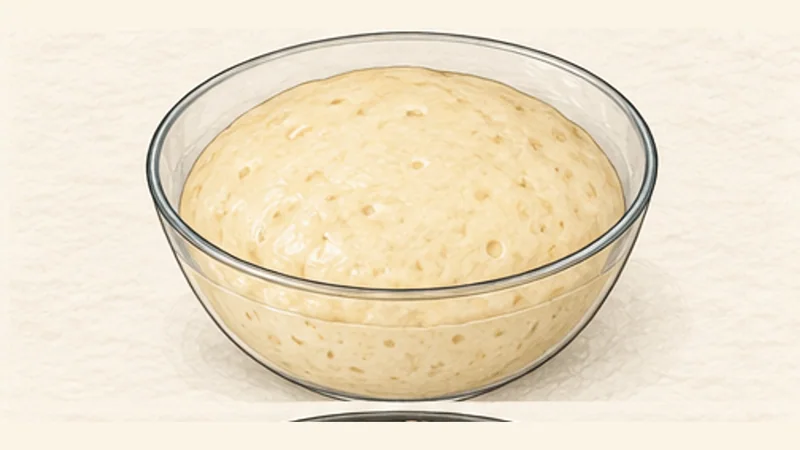Bienenstich, step 3: First rise.