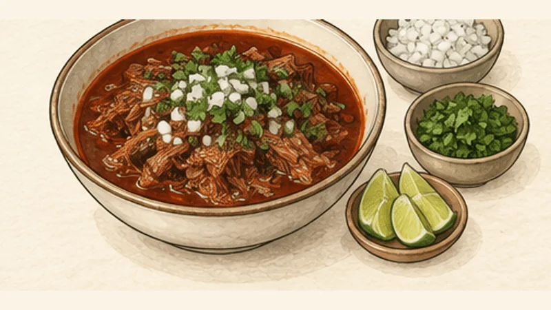 Birria de Res, step 12: Season and serve the consommé.