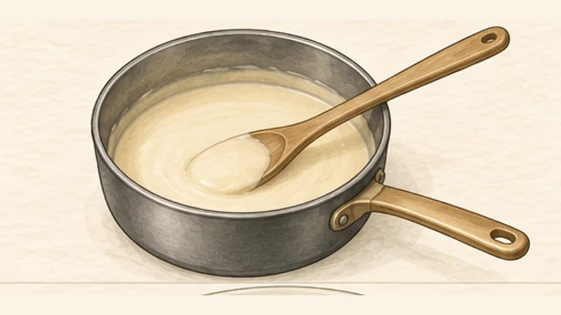 Blanquette de Veau, step 7: Build the velouté.