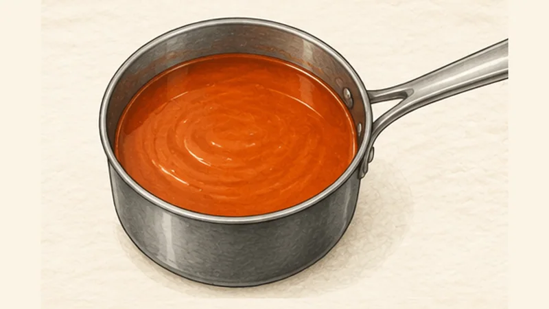 Buffalo Wings, step 3: Make the Buffalo sauce.