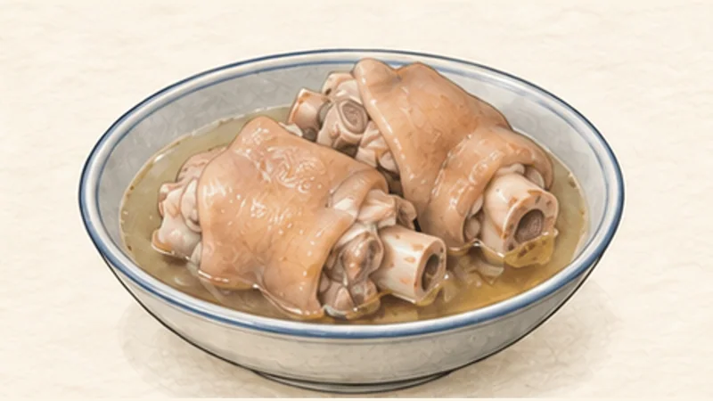 Huế Beef and Pork Noodle Soup, step 3: Lift out the tender pork.