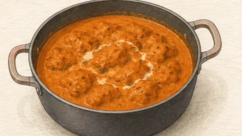 Butter Chicken, step 8: Rest and serve.