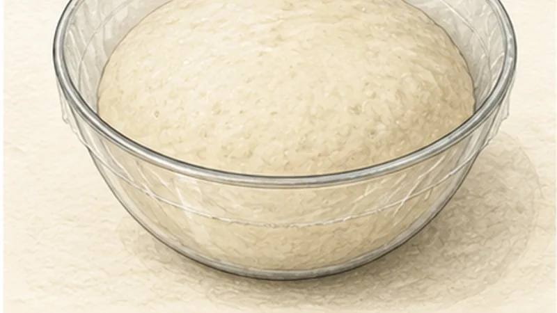 Stovetop Butter Naan, step 4: Proof until doubled.