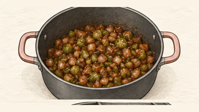 Chicken and Sausage Gumbo, step 5: Cook the holy trinity.