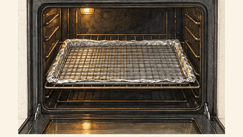 Chicken Shawarma Wraps, step 3: Heat the oven and prepare the tray.
