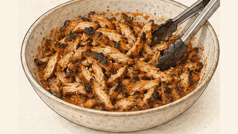 Chicken Shawarma Wraps, step 5: Slice across the grain.