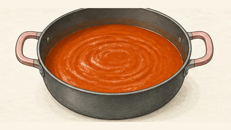 Chicken Tikka Masala, step 7: Blend the sauce smooth.