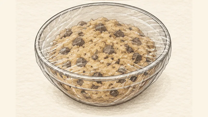Chocolate Chip Cookies, step 5: Chill the dough.