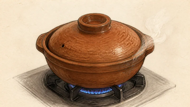 Hong Kong-style clay-pot rice, step 3: Simmer covered.