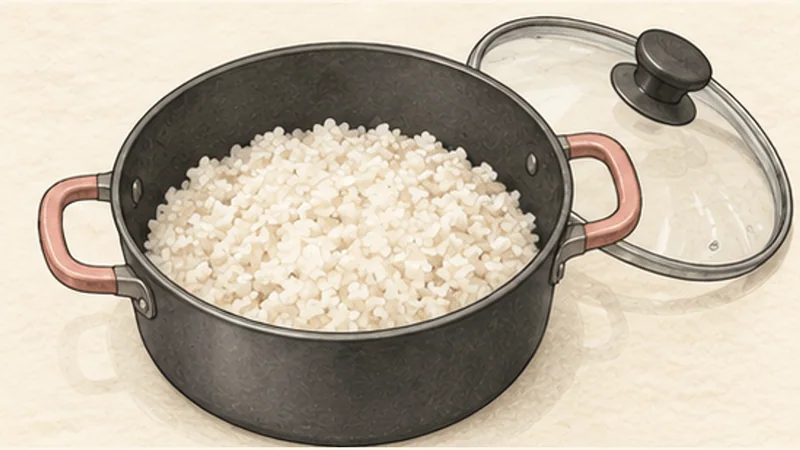 Cơm Tấm Sườn Nướng — Broken Rice with Grilled Pork, step 2: Cook the broken rice.
