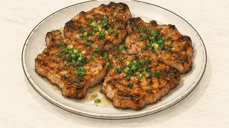 Cơm Tấm Sườn Nướng — Broken Rice with Grilled Pork, step 7: Rest the pork.