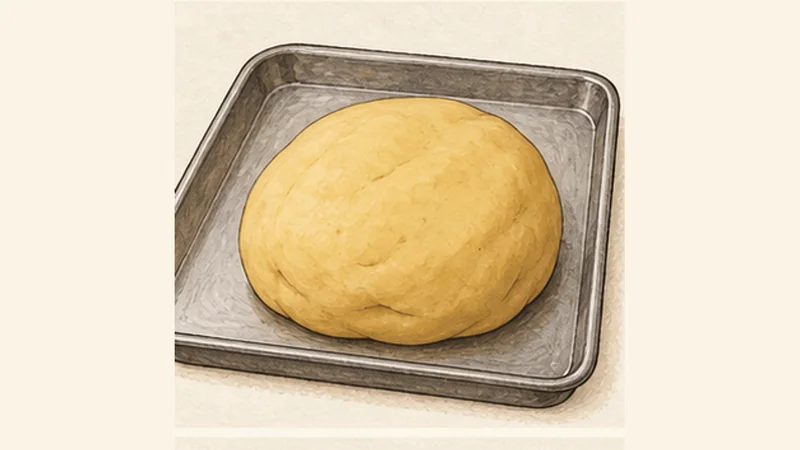 Coxinha de Frango, step 5: Cool the dough.