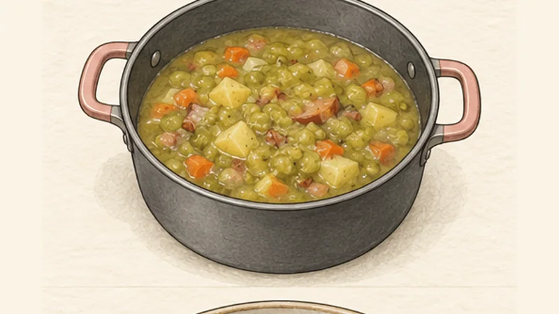 German Erbsensuppe, step 5: Adjust the texture.