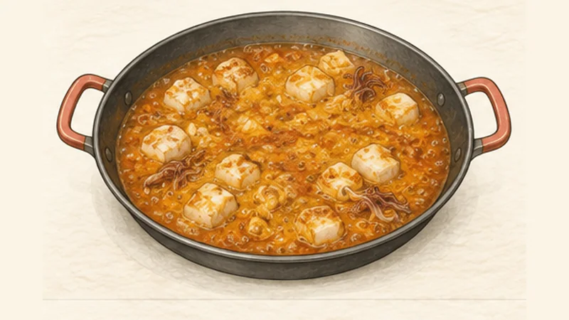 Fideuà, step 5: Season and boil the stock.
