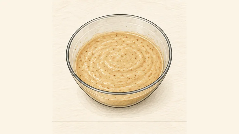 Financiers, step 3: Make the batter.