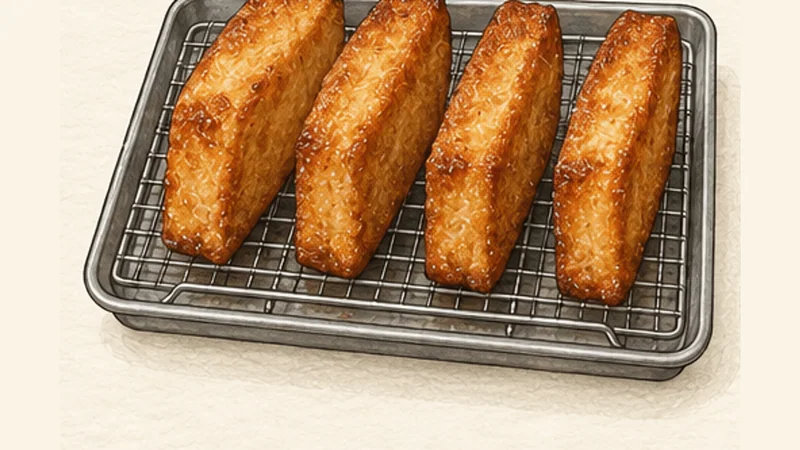 Full English Breakfast, step 7: Fry the bread.