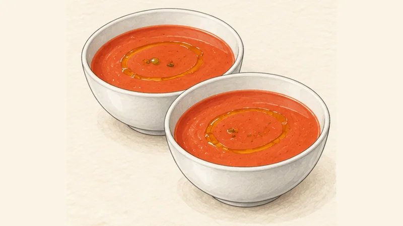 Gazpacho Andaluz, step 4: Chill and serve.