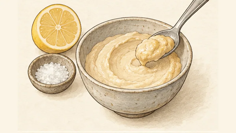 Creamy Hummus with Tahini, step 4: Taste and adjust.