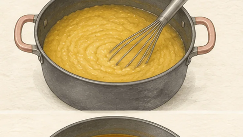 Idli Sambar, step 4: Pressure-cook the toor dal.