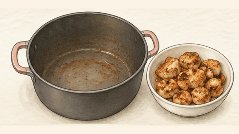 Jambalaya, step 2: Brown the chicken.