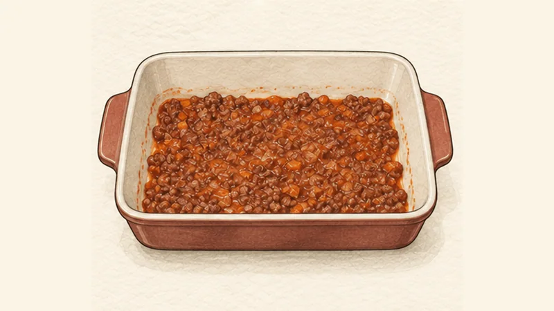 Lasagne alla Bolognese, step 2: Prepare the pan.
