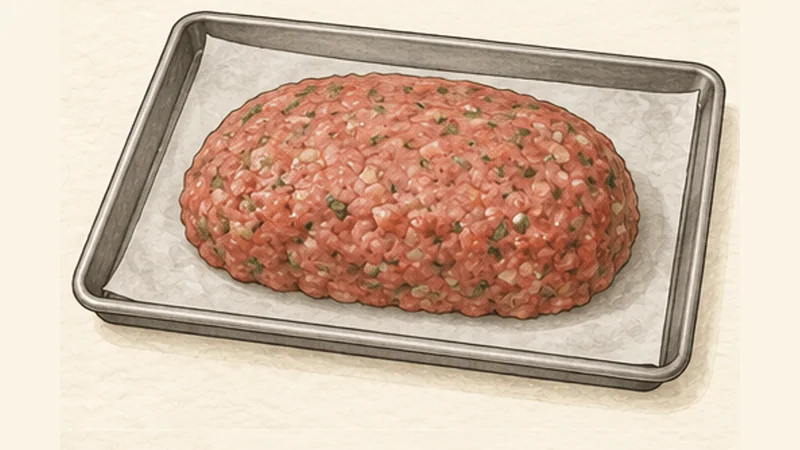 Classic Meatloaf, step 4: Shape the loaf.
