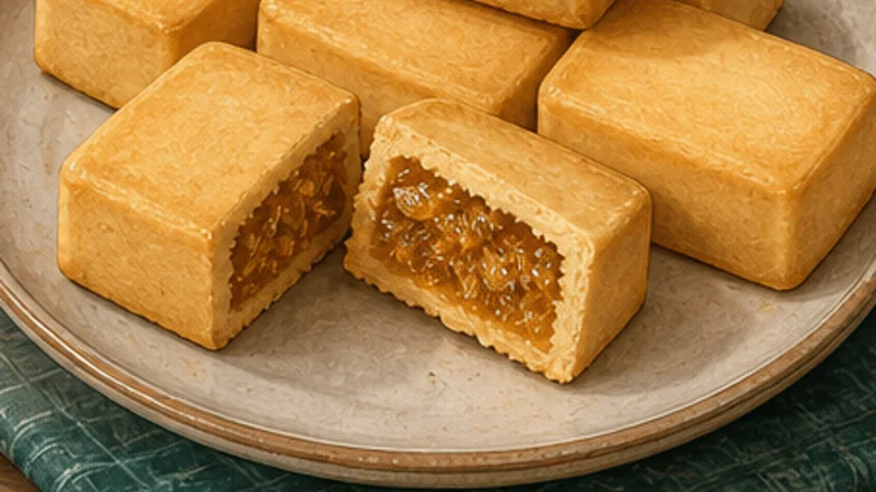 Taiwanese Pineapple Cakes, step 8: Cool before unmolding.