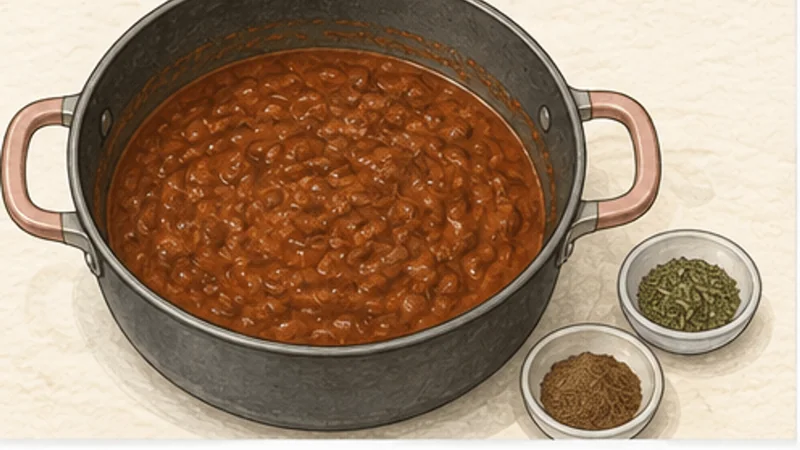 Rajma Masala, step 6: Finish the aroma.