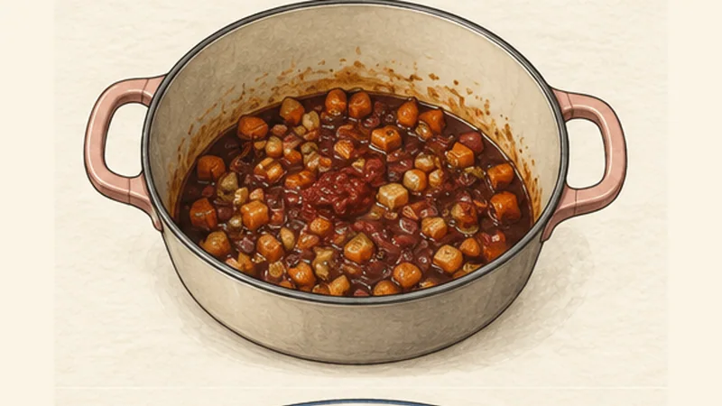 Rinderrouladen, step 5: Build the braising base.