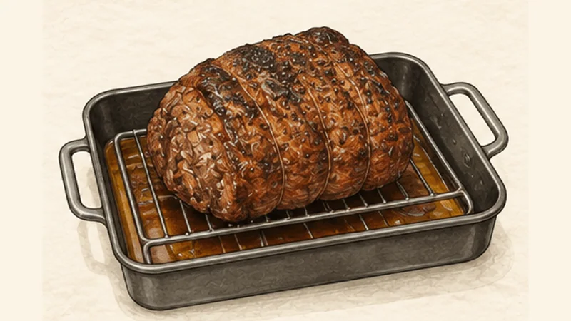 Roast Beef with Yorkshire Pudding, step 2: Start the beef hot.