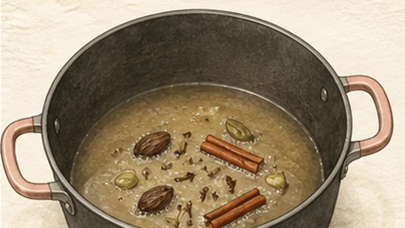 Kashmiri Lamb Rogan Josh, step 1: Temper the whole spices.