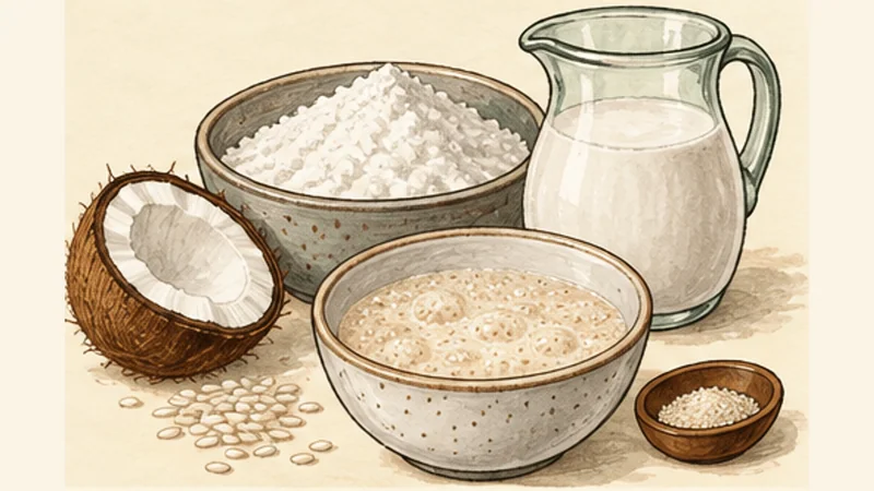 Sri Lankan Egg Hoppers (Bittara Appa), step 1: Activate the yeast.