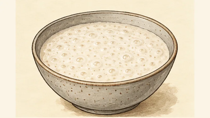 Sri Lankan Egg Hoppers (Bittara Appa), step 3: Ferment until airy.
