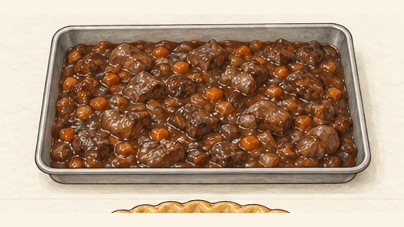 Steak and Kidney Pie, step 8: Cool the filling completely.