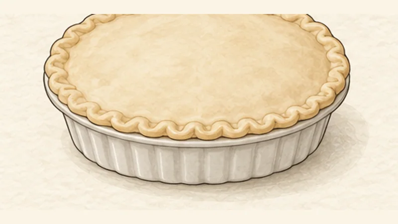 Steak and Kidney Pie, step 10: Roll and seal the pastry lid.