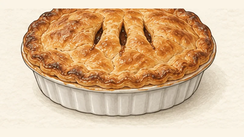 Steak and Kidney Pie, step 12: Bake until puffed and deeply golden.