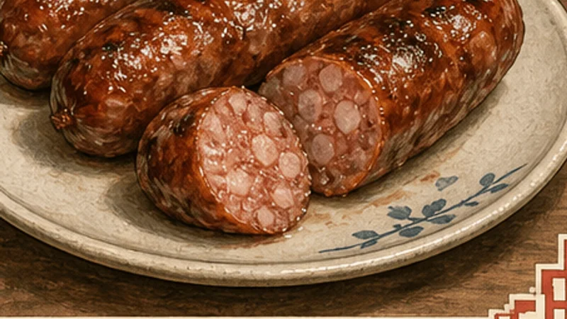 Homemade Taiwanese Sausage, step 10: Brown, rest, and serve.
