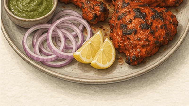 Tandoori Chicken, step 7: Rest before serving.