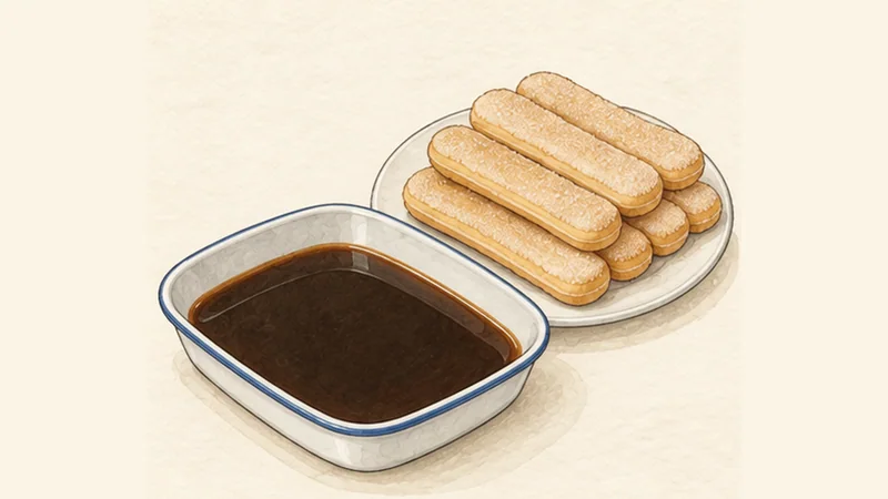 Tiramisù, step 1: Cool the espresso.