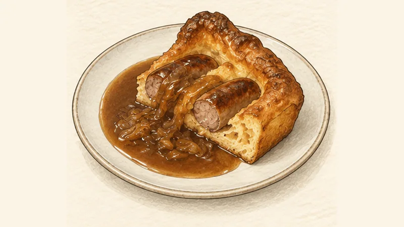 Toad in the Hole, step 6: Serve at once.