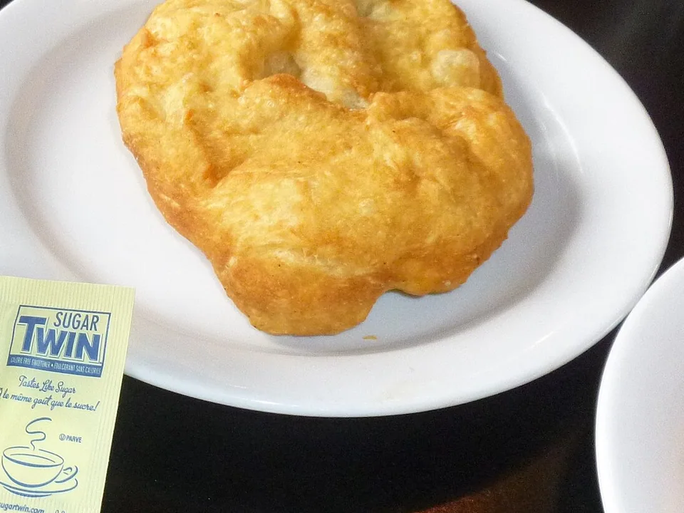 Newfoundland toutons with butter and molasses